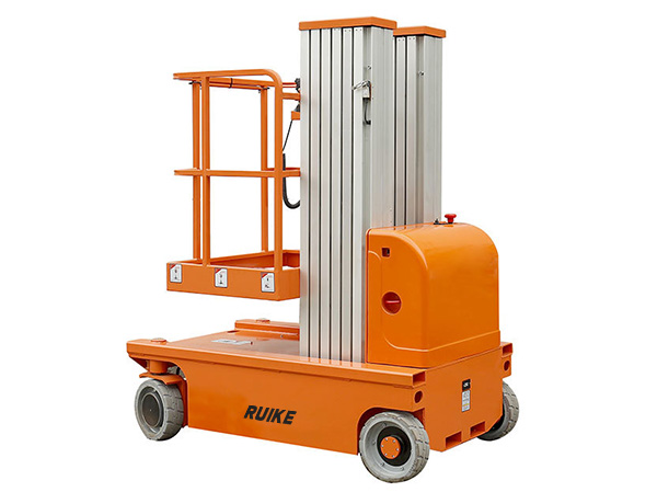 全电动双桅铝合金高空作业平台