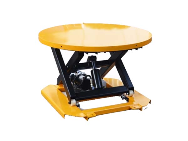 圆形旋转固定升降平台